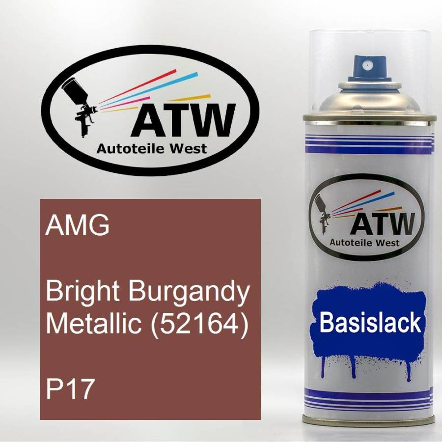 AMG, Bright Burgandy Metallic (52164), P17: 400ml Sprühdose, von ATW Autoteile West.